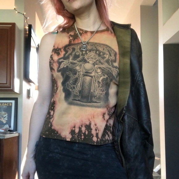 Bleached-out Sturgis Motorcycle Tank - Picture 7 of 9